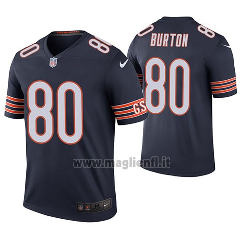 Maglia NFL Legend Chicago Bears Trey Burton Blu Color Rush